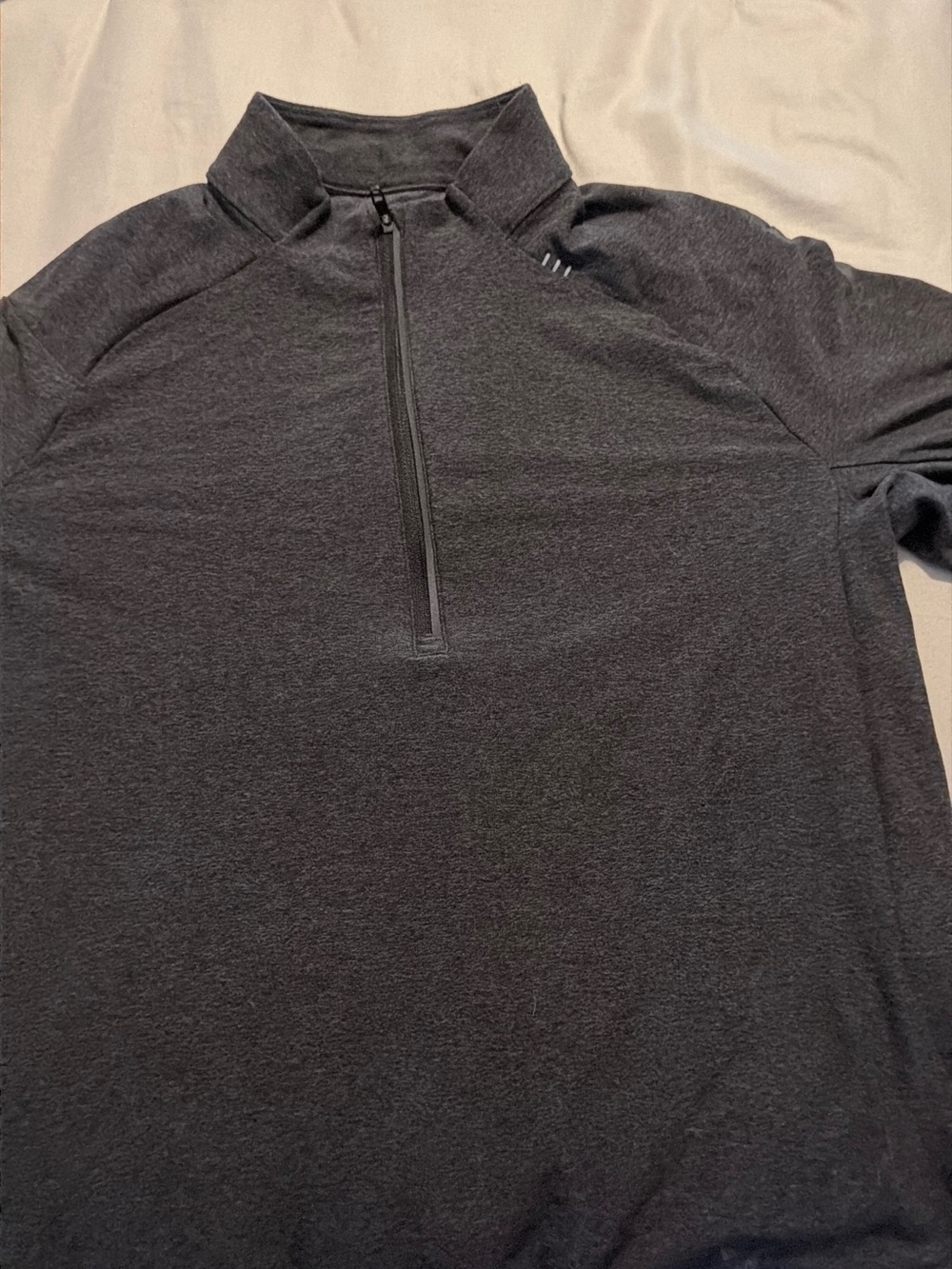 Lululemon Men’s Dark Gray Quarter-Zip Pullover